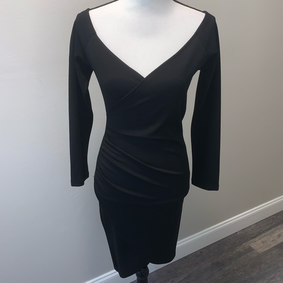 Blue Blush Dresses & Skirts - NWT Black off the shoulder midi dress in size M